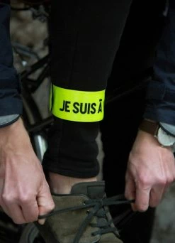 Brassard Réfléchissant Vélo - JE SUIS À VÉLO -Vêtements Soldes Magasin brassard reflechissant je suis a velo 2