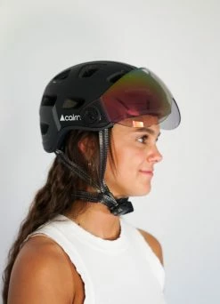 Casque Vélo Quartz Visor Led USB - Cairn -Vêtements Soldes Magasin casque velo quartz visor led usb cairn 4