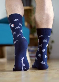 Chaussettes Vélo - Tranquille Émile 9 Chaussettes Vélo - Tranquille Émile -Vêtements Soldes Magasin chaussette velo 3