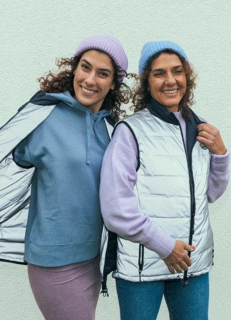 Doudoune Reversible Réfléchissante Vélo - Gofluo 3 Doudoune Reversible Réfléchissante Vélo - Gofluo – Image 3