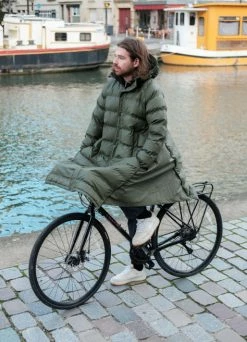 Doudoune Vélo Longue Avec Couvre-jambes - Maium Amsterdam -Vêtements Soldes Magasin doudoune velo longue avec couvre jambes maium amsterdam 2