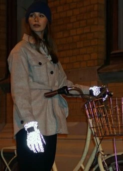 Gants Vélo D'hiver Réfléchissants - Weathergoods Sweden -Vêtements Soldes Magasin gants velo d hiver reflechissants weathergoods sweden 2