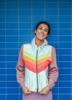 Gilet De Sécurité Vélo à Capuche Darkflow - GoFluo -Vêtements Soldes Magasin gilet de securite velo a capuche darkflow gofluo 2