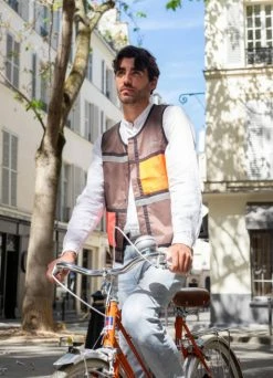 Gilet De Sécurité Vélo Mondrian - Georgia In Dublin -Vêtements Soldes Magasin gilet de securite velo mondrian georgia in dublin 2