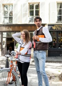 Gilet De Sécurité Vélo Mondrian - Georgia In Dublin -Vêtements Soldes Magasin gilet de securite velo mondrian georgia in dublin 5