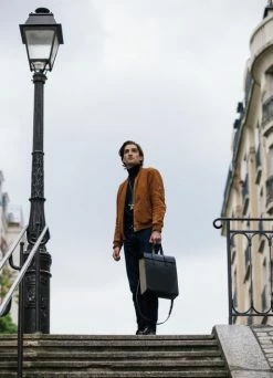 Grand Sac à Main Porte-bagages Vélo En Cuir - Annso -Vêtements Soldes Magasin grand sac a main porte bagages velo en cuir annso 5