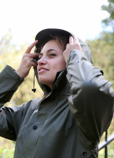 Parka Pluie Longue Vélo - Original Maium Amsterdam 4 Parka Pluie Longue Vélo - Original Maium Amsterdam – Image 4