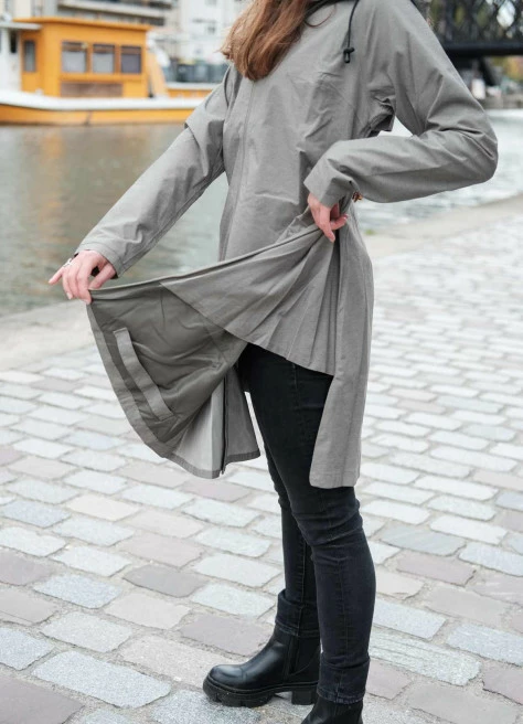 Parka Vélo Urbaine Imperméable - AGU 3 Parka Vélo Urbaine Imperméable - AGU – Image 3