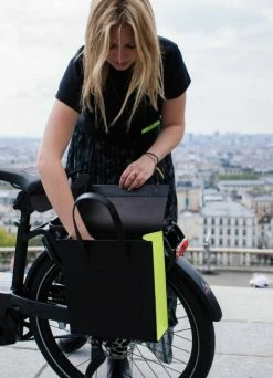 Sac à Main Porte-bagages Vélo En Cuir - Annso -Vêtements Soldes Magasin sac a main porte bagages velo en cuir annso 10