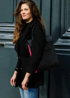 Sac à Main Porte-bagages Vélo En Cuir - Annso -Vêtements Soldes Magasin sac a main porte bagages velo en cuir annso 7