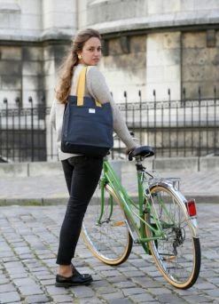 Sac Cabas - Sacoche Vélo Porte-bagages - Linus Bike -Vêtements Soldes Magasin sac cabas sacoche velo porte bagages linus bike 3