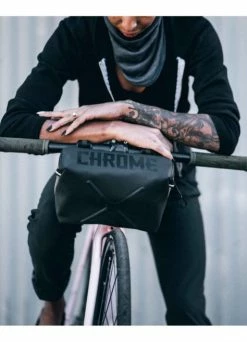 Sacoche De Guidon Convertible Helix - Chrome