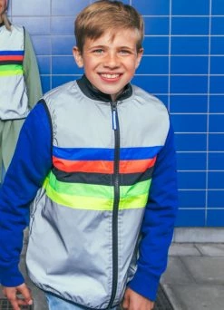 Veste Réfléchissante Vélo Enfant Julian - Gofluo -Vêtements Soldes Magasin veste reflechissante velo enfant julian gofluo 3
