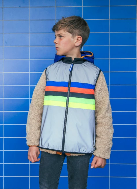 Veste Réfléchissante Vélo Enfant Julian - Gofluo -Vêtements Soldes Magasin veste reflechissante velo enfant julian gofluo 4